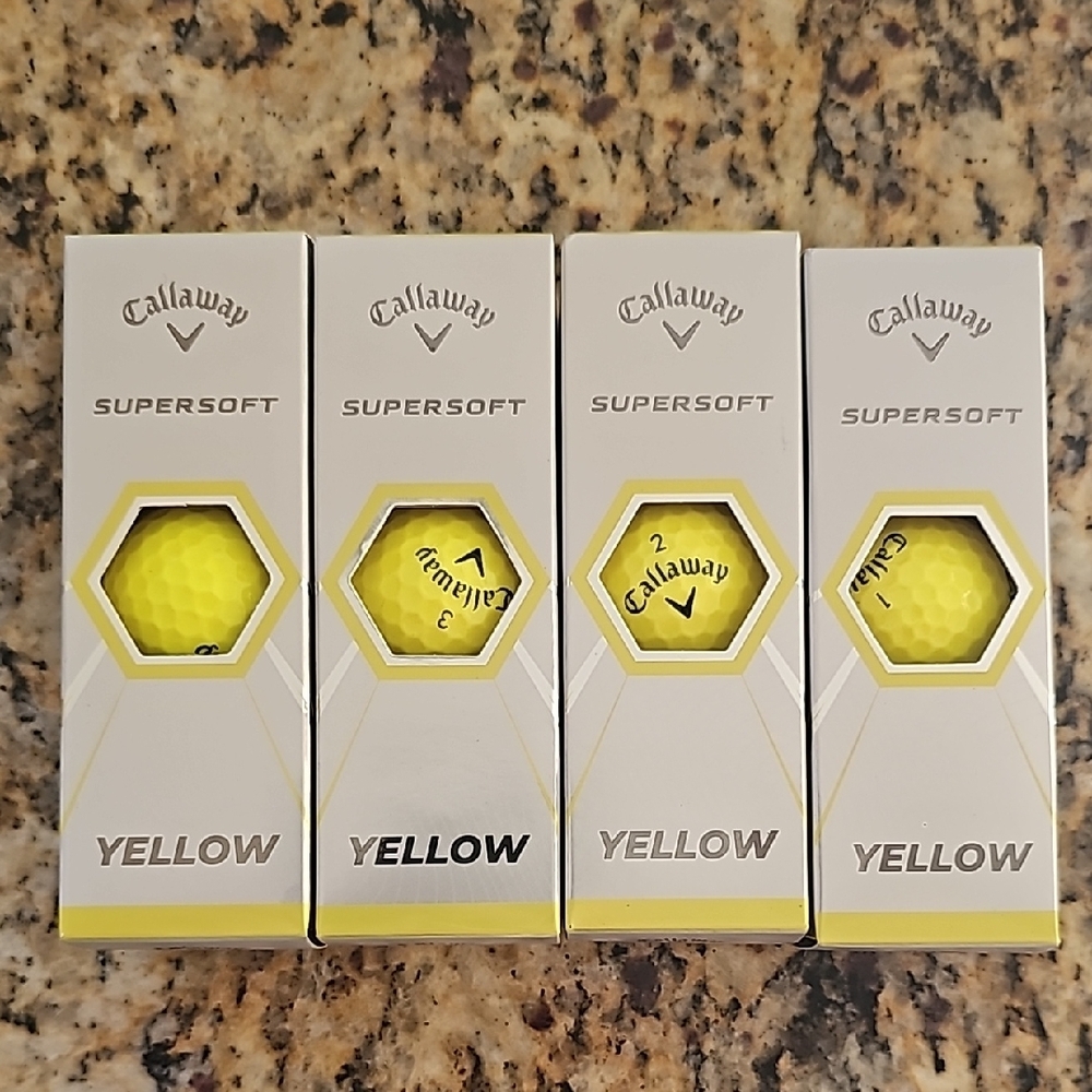 Callaway Supersoft Yellow Golf Balls 12balls